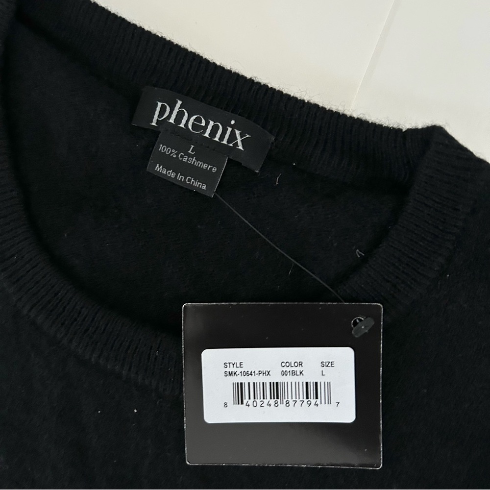 (NWT) Phenix 100% Cashmere Sweater - Size L - Mens - Picture 3 of 9